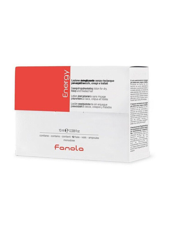 Fanola Energizing Prevention Lotion Ampoules for All Hair Types, 10ml, 12 Pieces
Fanola Energizing Prevention Lotion Ampoules for All Hair Types, 10ml, 12 Pieces