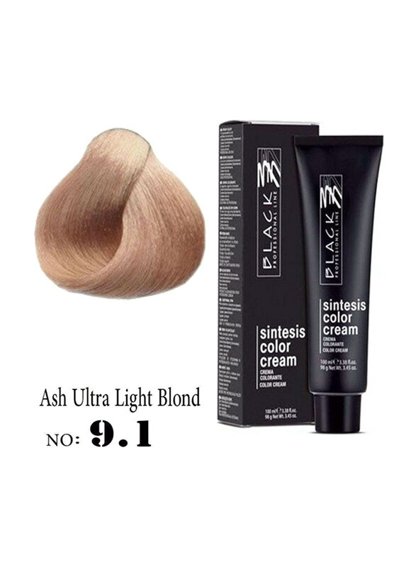 Black Professional Line Sintesis Color Cream, 100ml, BLK150101, Ash Ultra Light Blonde 9.1
Black Professional Line Sintesis Color Cream, 100ml, BLK150101, Ash Ultra Light Blonde 9.1