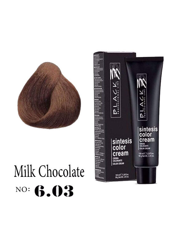 Black Professional Line Sintesis Color Cream, 100ml, 3600026, Milk Chocolate 6.03
Black Professional Line Sintesis Color Cream, 100ml, 3600026, Milk Chocolate 6.03