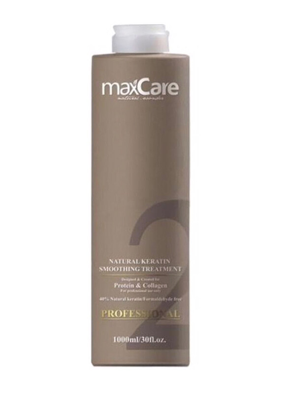 Maxcare Step 2 Professional Natural Keratin Smoothing Treatment for All Hair Types, 1000ml
Maxcare Step 2 Professional Natural Keratin Smoothing Treatment for All Hair Types, 1000ml