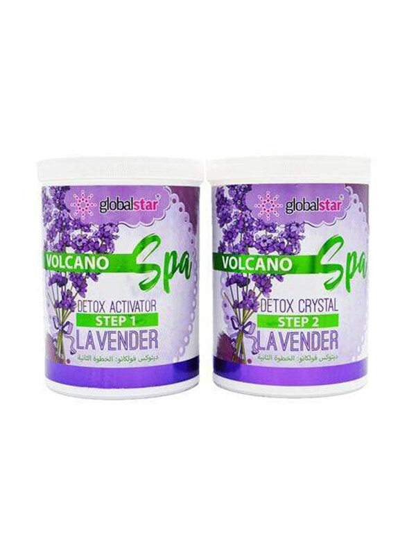 Globalstar Lavender Volcano Spa Kit, 2 x 1 Kg