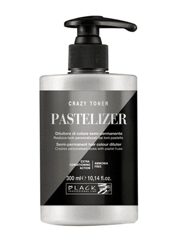 Black Professional Line Hair Toner Semi Permanent Coloring Ammonia Free, 300ml, Pastelizer
Black Professional Line Hair Toner Semi Permanent Coloring Ammonia Free, 300ml, Pastelizer