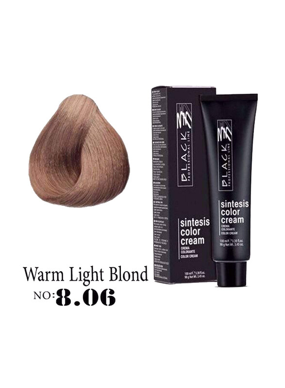 Black Professional Line Sintesis Color Cream, 100ml, BLK150090, Warm Light Blonde 8.06
Black Professional Line Sintesis Color Cream, 100ml, BLK150090, Warm Light Blonde 8.06