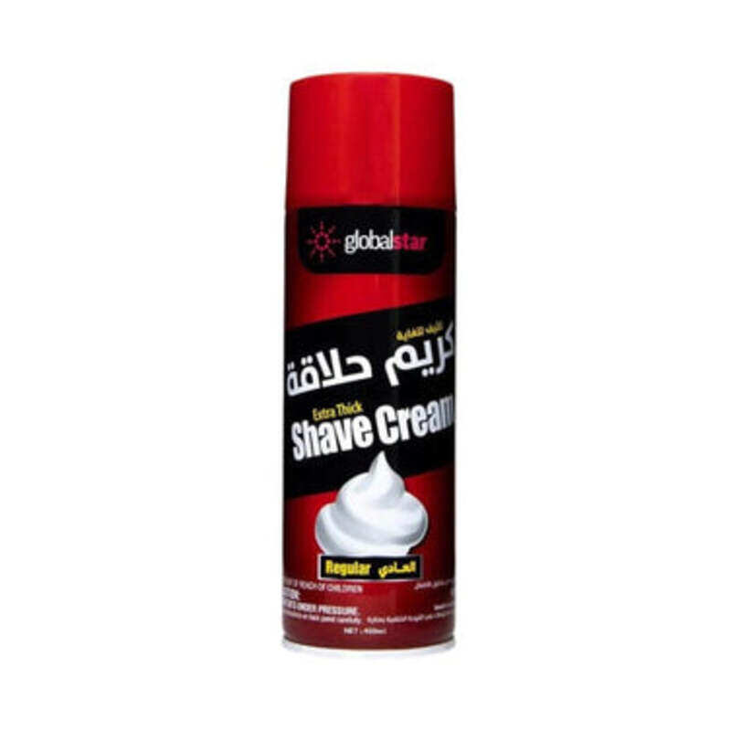 Globalstar Global Star Extra Thick Shaving Cream 400ml - Alcohol-Free, Hydrating Formula for a Smooth Shave
Globalstar Global Star Extra Thick Shaving Cream 400ml - Alcohol-Free, Hydrating Formula for a Smooth Shave