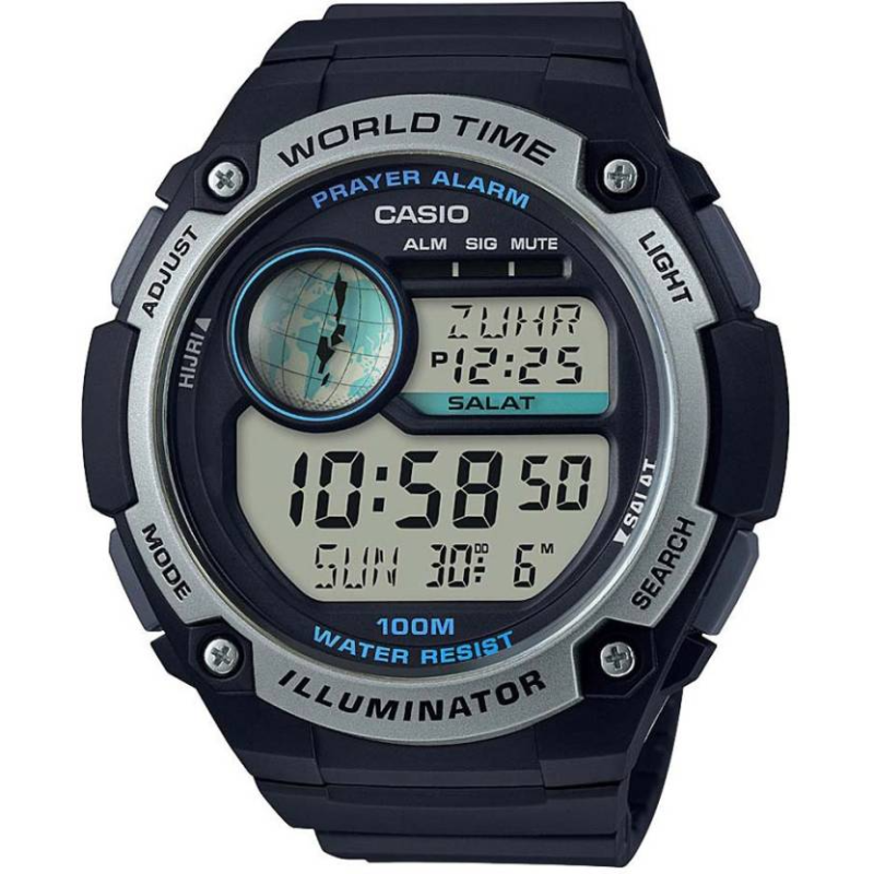 Casio Digital Watch for Men with Resin Band, Water Resistant, CPA-100D-1AVDF, Black-Multicolour
Casio Digital Watch for Men with Resin Band, Water Resistant, CPA-100D-1AVDF, Black-Multicolour