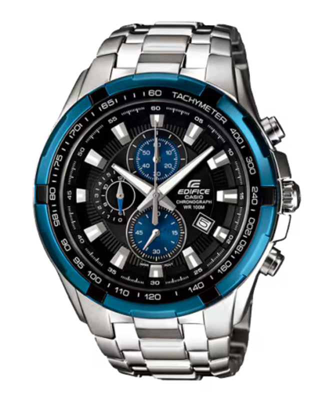 Casio Edifice Analog Watch for Men with Stainless Steel Band, Water Resistant and Chronograph, EF-539D-1A2V, Silver-Multicolour
Casio Edifice Analog Watch for Men with Stainless Steel Band, Water Resistant and Chronograph, EF-539D-1A2V, Silver-Multicolour