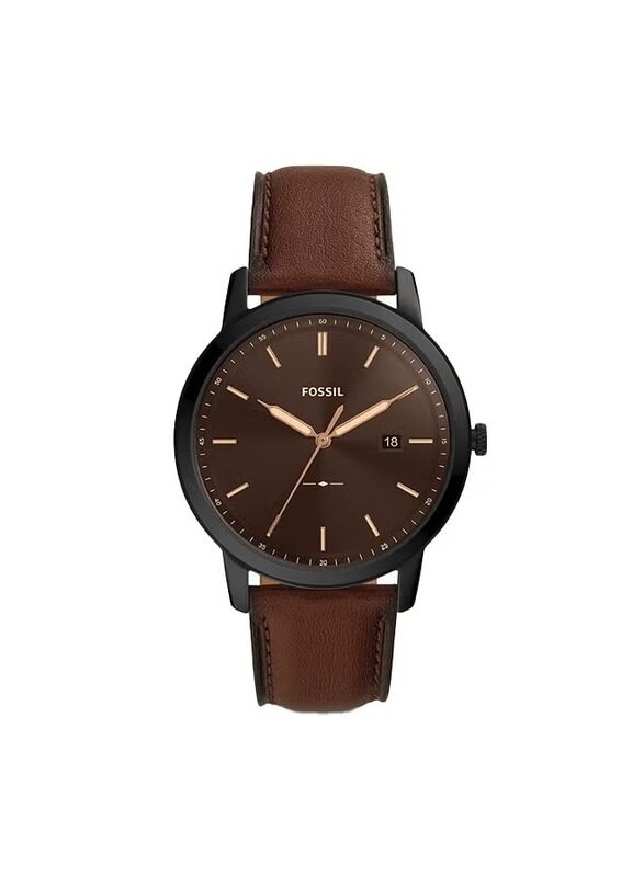Fossil Analog Wrist Watch for Men with Leather Band, Water Resistant, FS5841, Brown
Fossil Analog Wrist Watch for Men with Leather Band, Water Resistant, FS5841, Brown