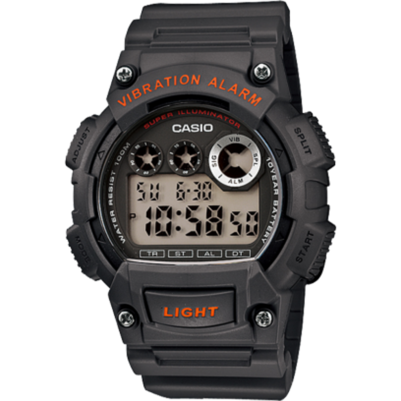 Casio Standard Series Digital Watch for Men with Silicone Band, Water Resistant, W-735H-8A2VDF, Black-Black
Casio Standard Series Digital Watch for Men with Silicone Band, Water Resistant, W-735H-8A2VDF, Black-Black