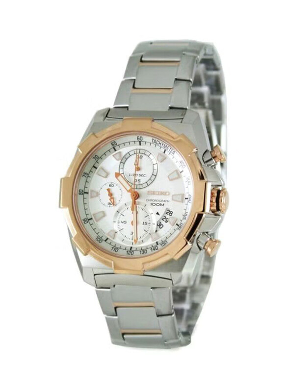 Seiko Analog Watch for Men with Stainless Steel Band, Water Resistant, SQ-SNDD50P1, Silver-White
Seiko Analog Watch for Men with Stainless Steel Band, Water Resistant, SQ-SNDD50P1, Silver-White