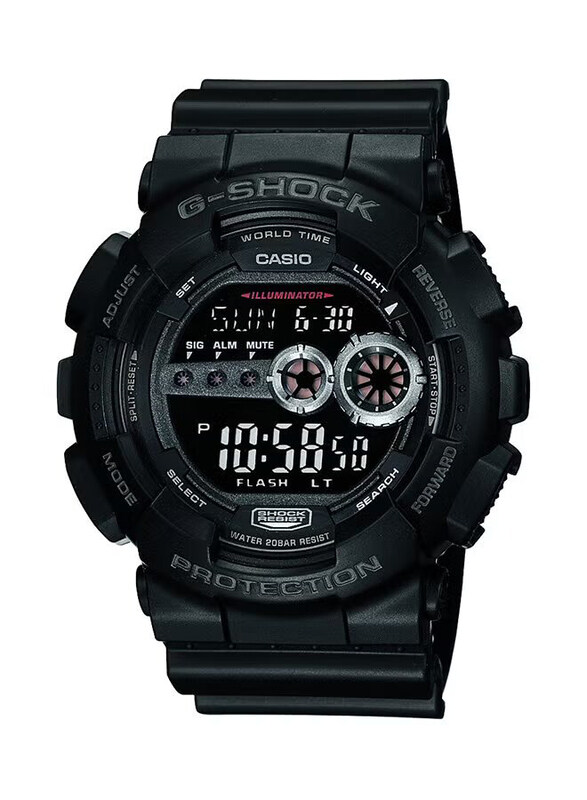 Casio G-Shock Digital Quartz Watch for Men with Rubber Band, Water Resistant and Chronograph, GD-100-1BDR, Black
Casio G-Shock Digital Quartz Watch for Men with Rubber Band, Water Resistant and Chronograph, GD-100-1BDR, Black
