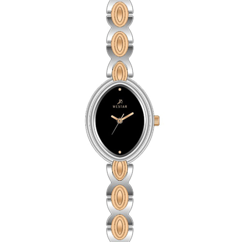 Westar Analog Watch for Women with Stainless Steel Band, Water Resistant, 20234SPN603, Multicolour-Black
Westar Analog Watch for Women with Stainless Steel Band, Water Resistant, 20234SPN603, Multicolour-Black