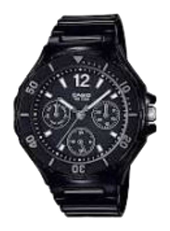 Casio Youth Series Analog Watch for Women with Resin Band, Water Resistant, LRW-250H-1A1VDF, Black-Black
Casio Youth Series Analog Watch for Women with Resin Band, Water Resistant, LRW-250H-1A1VDF, Black-Black