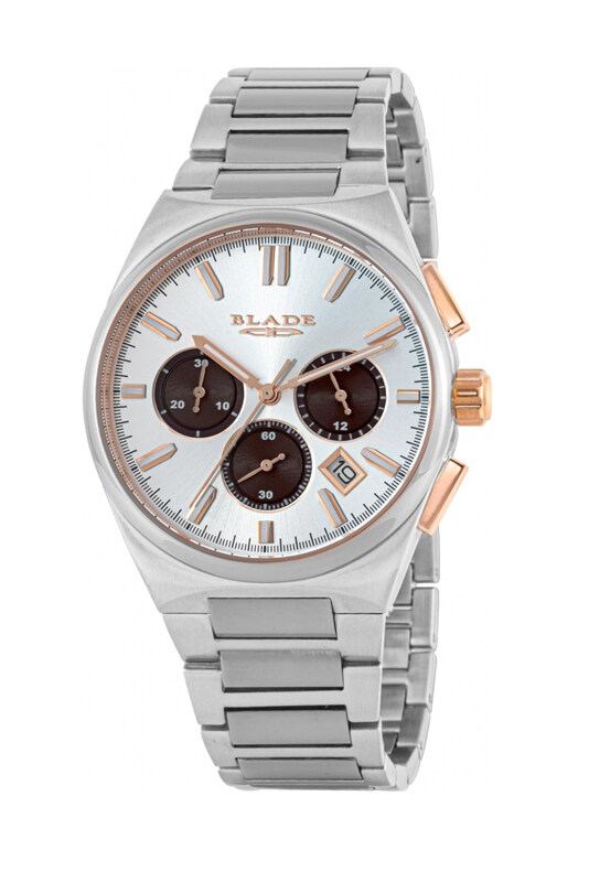 Blade 3636G2Sus Chronograph Watch for Men - Casual - Stainless Steel Case and Band - White
Blade 3636G2Sus Chronograph Watch for Men - Casual - Stainless Steel Case and Band - White