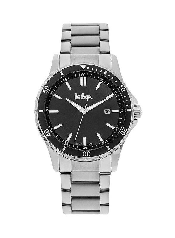 Lee Cooper Analog Wrist Watch for Men with Metal Band, Water Resistant, LC06596.350, Silver-Black
Lee Cooper Analog Wrist Watch for Men with Metal Band, Water Resistant, LC06596.350, Silver-Black