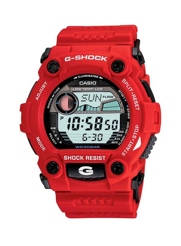 Casio G-Shock Digital Watch for Unisex with Resin Band, Water Resistant, G7900A-4, Grey-Red
Casio G-Shock Digital Watch for Unisex with Resin Band, Water Resistant, G7900A-4, Grey-Red