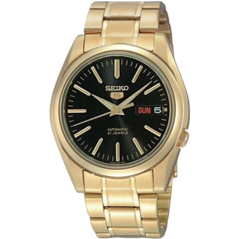 Seiko Series 5 Analog Watch for Men with Stainless Steel Band, Water Resistant, SNKL50K1, Gold-Black
Seiko Series 5 Analog Watch for Men with Stainless Steel Band, Water Resistant, SNKL50K1, Gold-Black