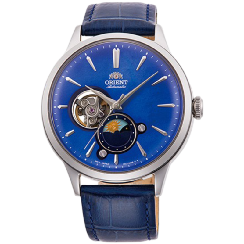 Orient Analog Watch for Men with Leather Band, Water Resistant, OW-RAAS0103, Blue-Blue
Orient Analog Watch for Men with Leather Band, Water Resistant, OW-RAAS0103, Blue-Blue