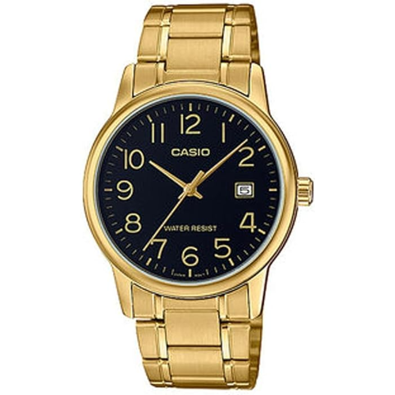 Casio Enticer Series Analog Watch for Men with Stainless Steel Band, Water Resistant, MTP-V002G-1BUDF, Gold-Black
Casio Enticer Series Analog Watch for Men with Stainless Steel Band, Water Resistant, MTP-V002G-1BUDF, Gold-Black