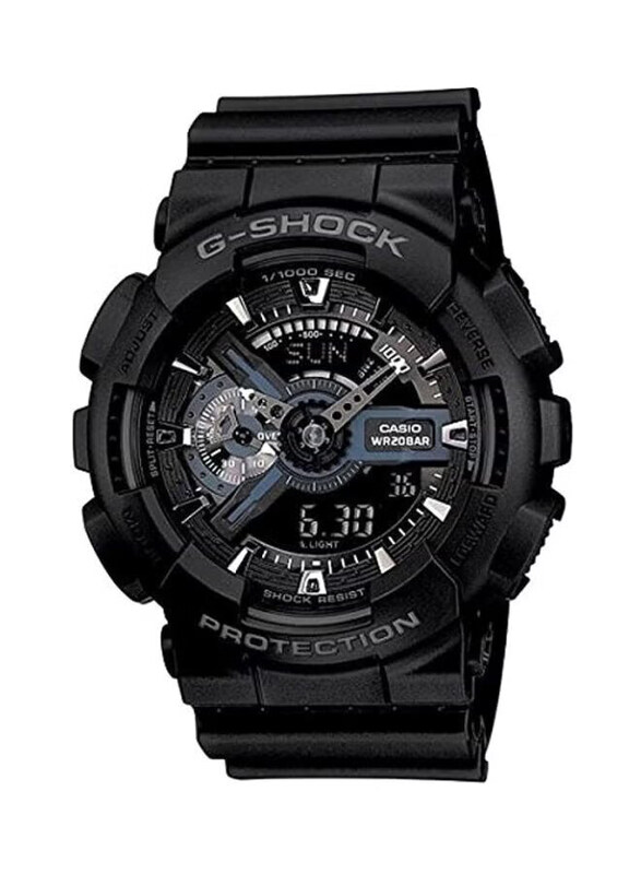 Casio G-Shock Analog + Digital Quartz Watch for Men with Rubber Band, Water Resistant and Chronograph, GA-110-1BER, Black
Casio G-Shock Analog + Digital Quartz Watch for Men with Rubber Band, Water Resistant and Chronograph, GA-110-1BER, Black