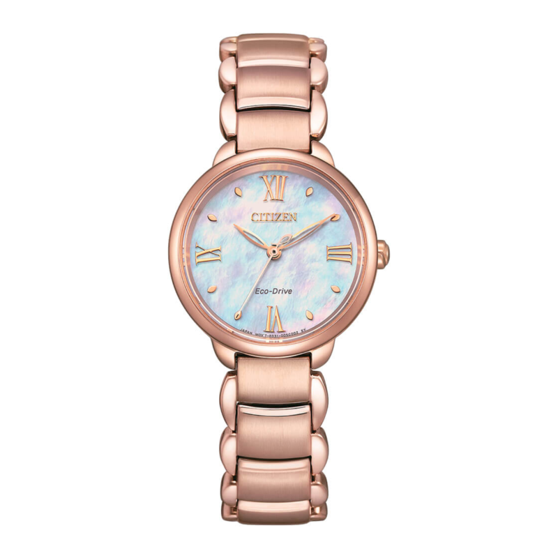 Citizen Analog Watch for Women with Stainless Steel Band, Water Resistant, EM0G28-84D, Rose Gold-Multicolour
Citizen Analog Watch for Women with Stainless Steel Band, Water Resistant, EM0G28-84D, Rose Gold-Multicolour