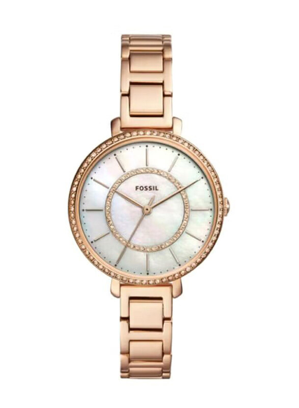 Fossil Analog Watch for Women with Stainless Steel Band, Water Resistant, ES4452, Rose Gold-Mother Of Pearl
Fossil Analog Watch for Women with Stainless Steel Band, Water Resistant, ES4452, Rose Gold-Mother Of Pearl