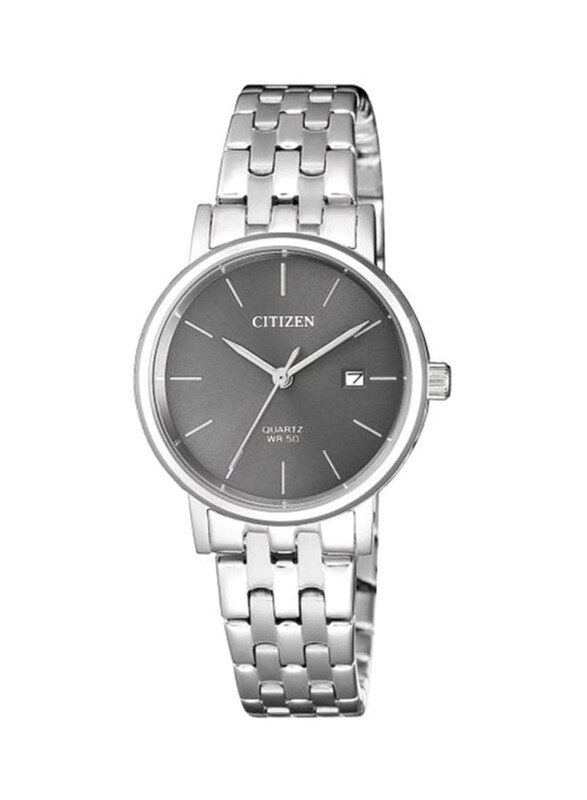 Citizen Analog Watch for Women with Stainless Steel Band, Water Resistant, EU6090-54H, Silver-Black
Citizen Analog Watch for Women with Stainless Steel Band, Water Resistant, EU6090-54H, Silver-Black
