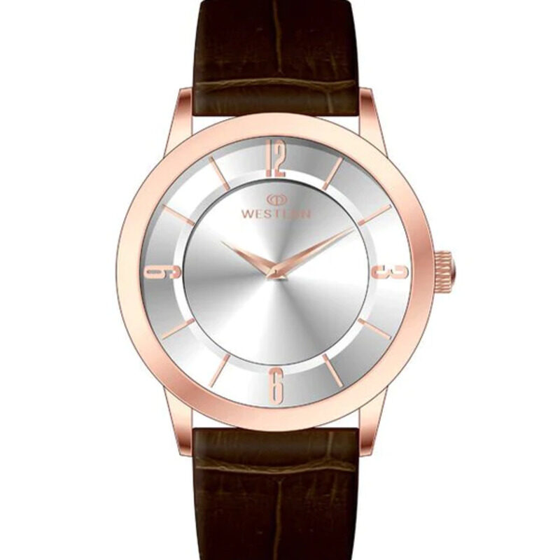 Western Analog Watch for Men with Leather Band and Chronograph, W7182GPP070F, Brown-Silver
Western Analog Watch for Men with Leather Band and Chronograph, W7182GPP070F, Brown-Silver