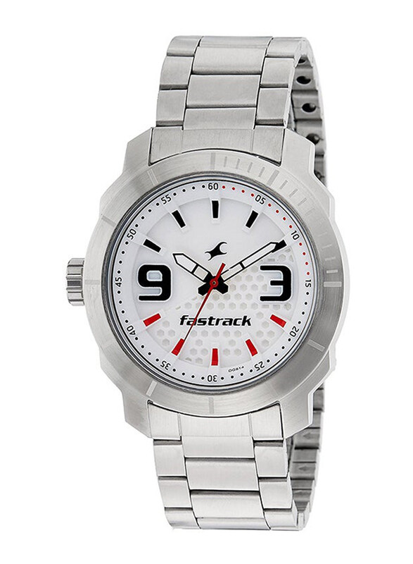 Fastrack Analog Wrist Watch for Men with Stainless Steel Band, 3168SM01, Silver-White
Fastrack Analog Wrist Watch for Men with Stainless Steel Band, 3168SM01, Silver-White