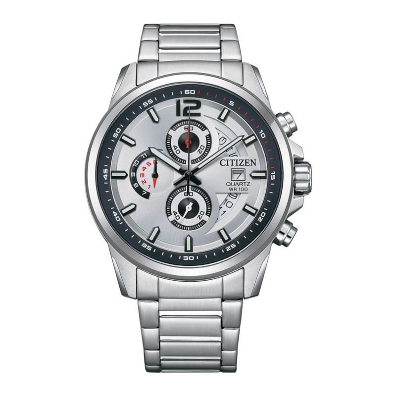 Citizen Analog Watch for Men with Stainless Steel Band, Water Resistant and Chronograph, AN36G0-56A, Silver-Silver
Citizen Analog Watch for Men with Stainless Steel Band, Water Resistant and Chronograph, AN36G0-56A, Silver-Silver