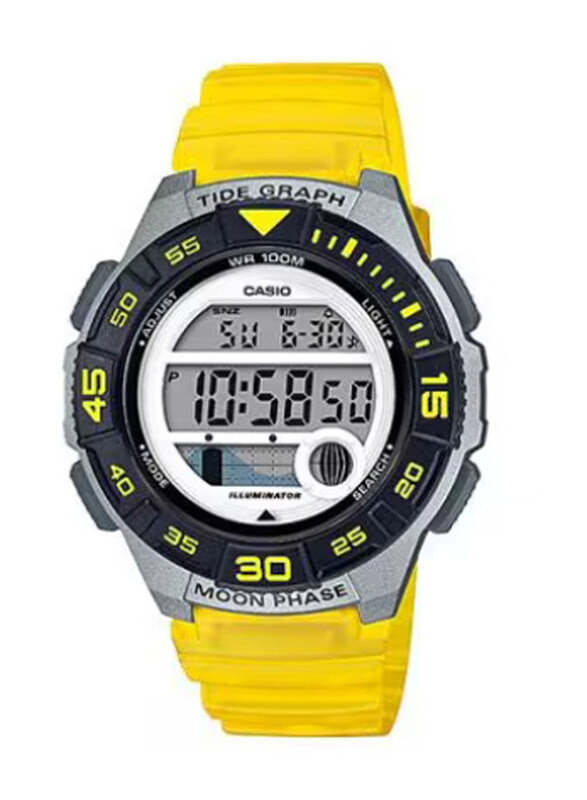 Casio Digital Watch for Women with Resin Band, Water Resistant, LWS-1100H-9AVDF, Yellow-Transparent
Casio Digital Watch for Women with Resin Band, Water Resistant, LWS-1100H-9AVDF, Yellow-Transparent