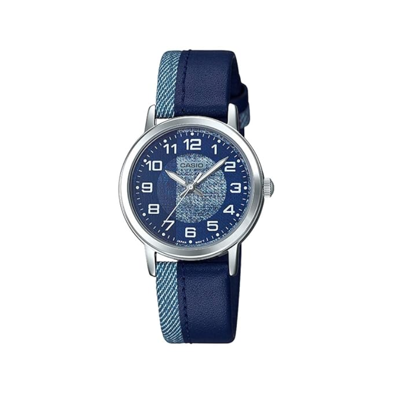 Casio Analog Watch for Women with Leather Band, Water Resistant, LTP-E159L-2B1DF, Blue-Blue
Casio Analog Watch for Women with Leather Band, Water Resistant, LTP-E159L-2B1DF, Blue-Blue