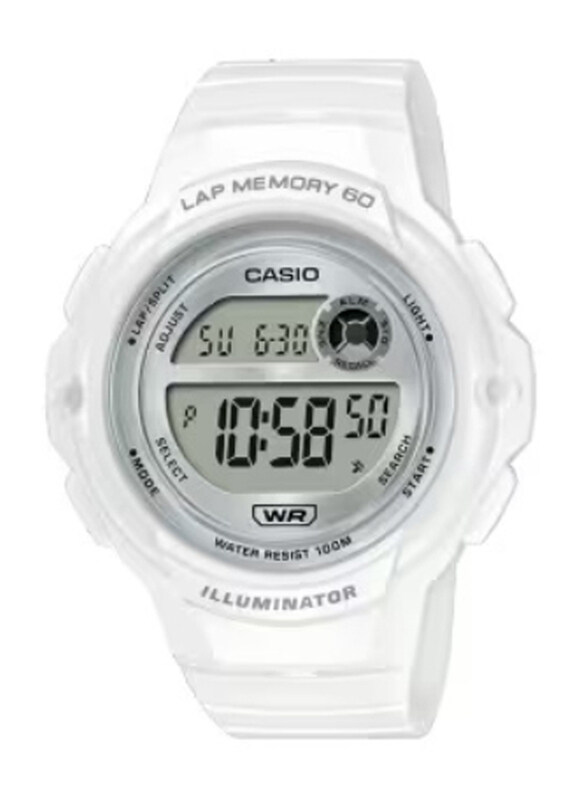 Casio Youth Digital Watch for Women with Resin Band, Water Resistant, LWS-1200H-7A1VDF, White-Transparent
Casio Youth Digital Watch for Women with Resin Band, Water Resistant, LWS-1200H-7A1VDF, White-Transparent