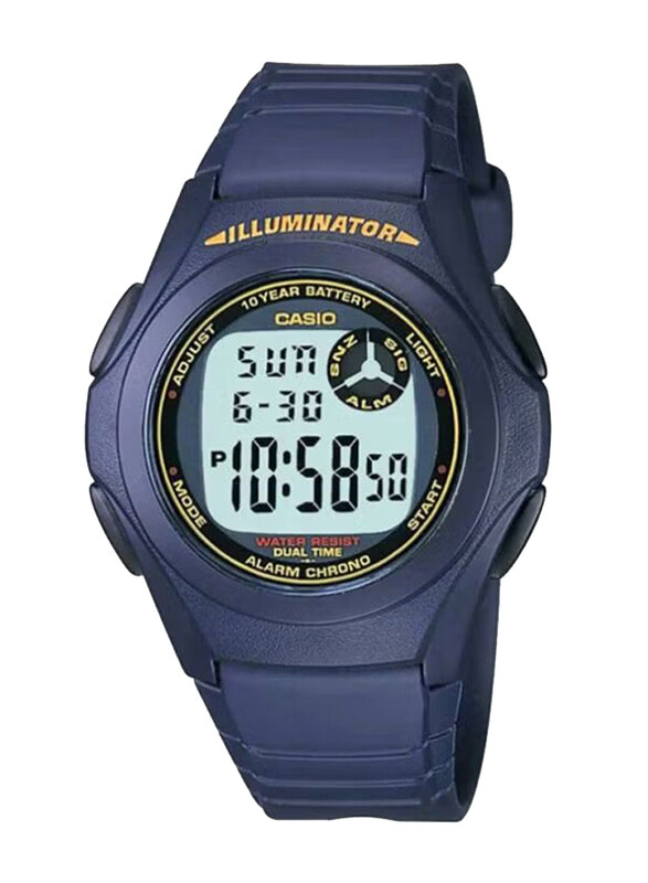 Casio Youth Digital Quartz Watch for Men with Resin Band, Water Resistant, F-200W-2BUDF, Blue
Casio Youth Digital Quartz Watch for Men with Resin Band, Water Resistant, F-200W-2BUDF, Blue