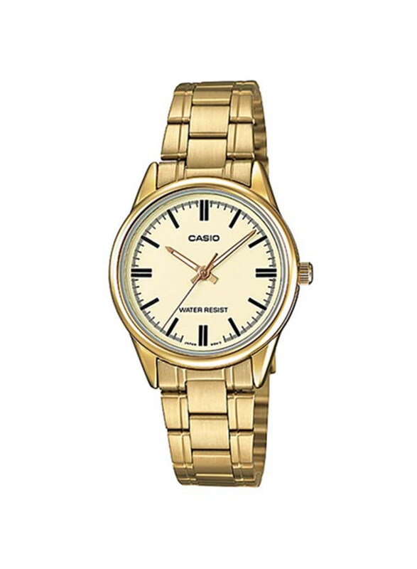 Casio Dress Analog Watch for Women with Stainless Steel Band, Water Resistant, LTP-V005G-9AUDF, Gold
Casio Dress Analog Watch for Women with Stainless Steel Band, Water Resistant, LTP-V005G-9AUDF, Gold