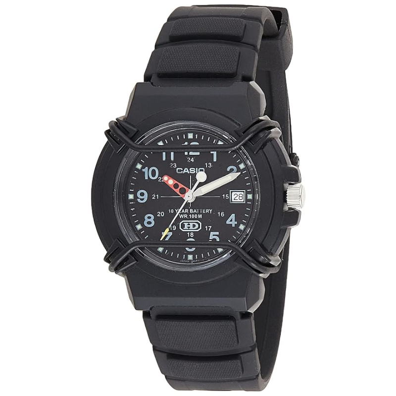 Casio Standard Series Analog Watch for Men with Resin Band, Water Resistant, HDA-600B-1BVDF, Black-Black
Casio Standard Series Analog Watch for Men with Resin Band, Water Resistant, HDA-600B-1BVDF, Black-Black