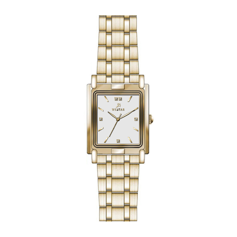 Westar Analog Watch for Women with Stainless Steel Band, Water Resistant, EX6590GPN107, Gold-White
Westar Analog Watch for Women with Stainless Steel Band, Water Resistant, EX6590GPN107, Gold-White