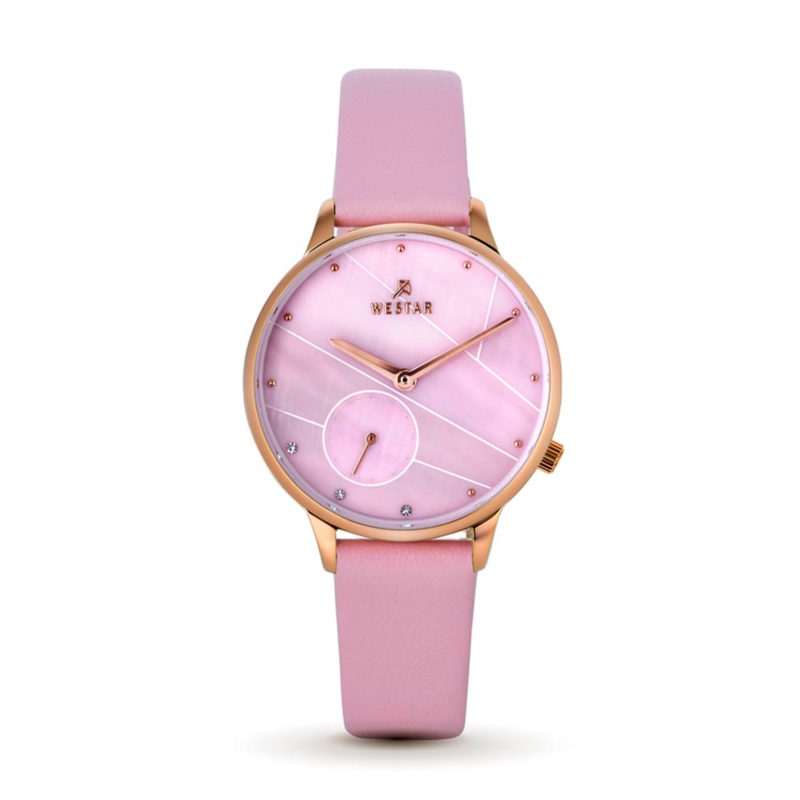 Westar Analog Watch for Women with Leather Band, Water Resistant, 00145PPN619, Pink-Pink
Westar Analog Watch for Women with Leather Band, Water Resistant, 00145PPN619, Pink-Pink