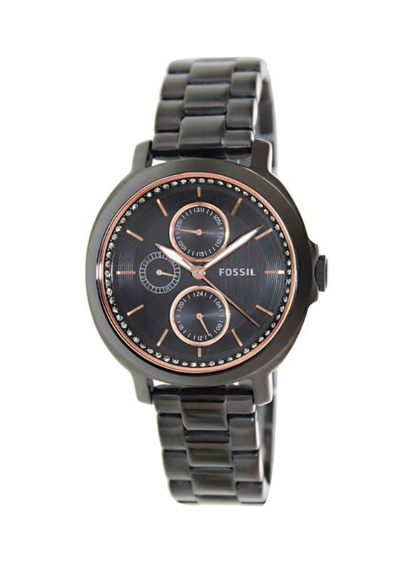 Fossil Chelsey Analog Wrist Watch for Women with Stainless Steel Band, Water Resistant and Chronograph, Es3451, Black
Fossil Chelsey Analog Wrist Watch for Women with Stainless Steel Band, Water Resistant and Chronograph, Es3451, Black