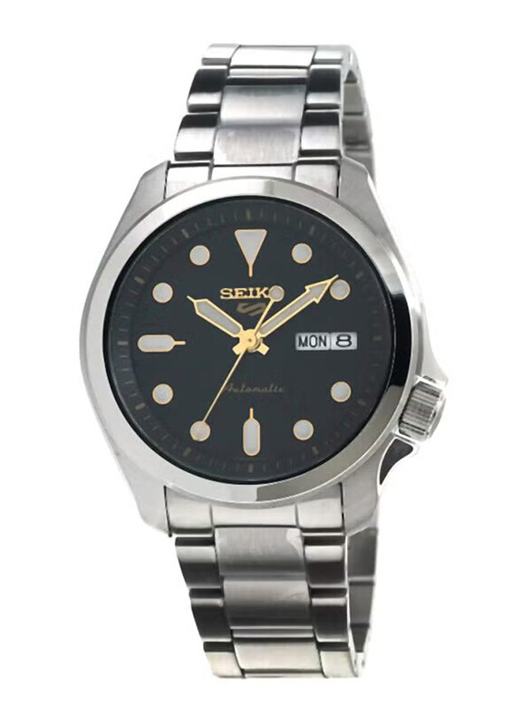 Seiko Analog Watch for Men with Stainless Steel Band, Water Resistant, SRPE57K1, Silver-Black
Seiko Analog Watch for Men with Stainless Steel Band, Water Resistant, SRPE57K1, Silver-Black