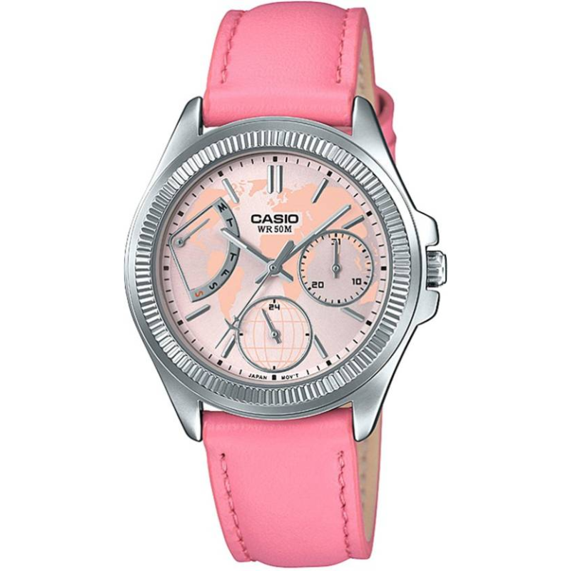 Casio Analog Watch for Women with Leather Band, Water Resistant and Chronograph, LTP-2089L-4AVDF, Pink-Pink
Casio Analog Watch for Women with Leather Band, Water Resistant and Chronograph, LTP-2089L-4AVDF, Pink-Pink