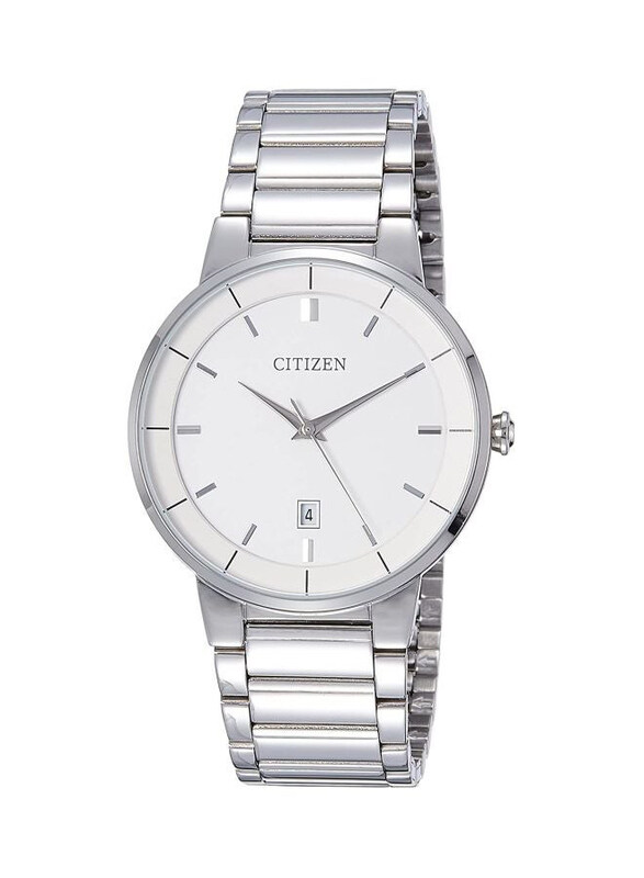 Citizen Analog Watch for Men with Stainless Steel Band, Water Resistant, BI5010-59A, Silver-White
Citizen Analog Watch for Men with Stainless Steel Band, Water Resistant, BI5010-59A, Silver-White