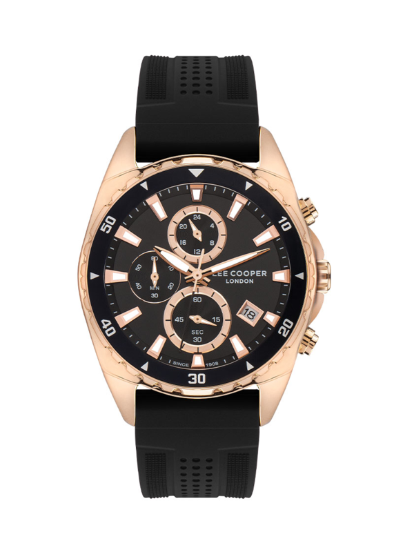 Lee Cooper Analog Watch for Men with Leather Band, Water Resistant, LC07527.451, Black-Black
Lee Cooper Analog Watch for Men with Leather Band, Water Resistant, LC07527.451, Black-Black