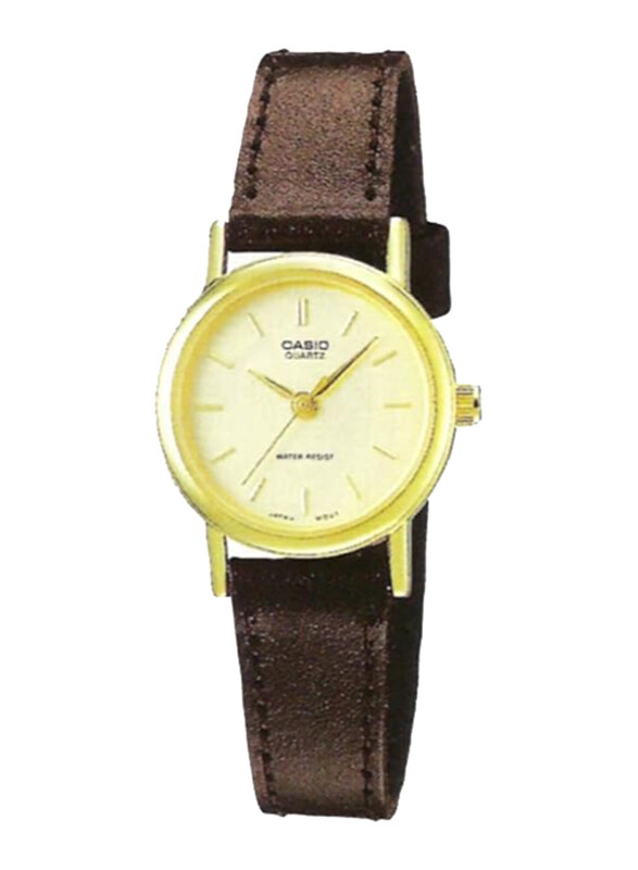 Casio Youth Series Analog Watch for Women with Leather Genuine Band, Water Resistant, LTP-1095Q-9A, Brown-Gold
Casio Youth Series Analog Watch for Women with Leather Genuine Band, Water Resistant, LTP-1095Q-9A, Brown-Gold