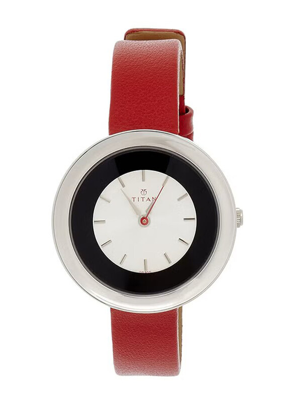 Titan Analog Watch for Women with Leather Band, Water Resistant, NF2482SL01, Red-White
Titan Analog Watch for Women with Leather Band, Water Resistant, NF2482SL01, Red-White