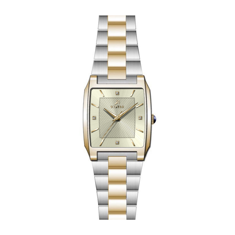 Westar Analog Watch for Women with Stainless Steel Band, Water Resistant, EX6595CBN102, Silver/gold-Gold
Westar Analog Watch for Women with Stainless Steel Band, Water Resistant, EX6595CBN102, Silver/gold-Gold