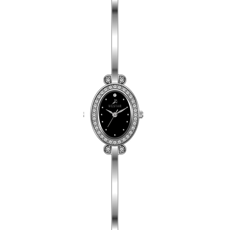 Westar Analog Watch for Women with Stainless Steel Band, Water Resistant, 20216STN103, Silver-Black
Westar Analog Watch for Women with Stainless Steel Band, Water Resistant, 20216STN103, Silver-Black