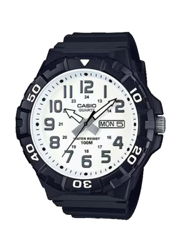 Casio Youth Series Analog Watch for Men with Resin Band, Water Resistant, MRW-210H-7AVDF, Black-White
Casio Youth Series Analog Watch for Men with Resin Band, Water Resistant, MRW-210H-7AVDF, Black-White