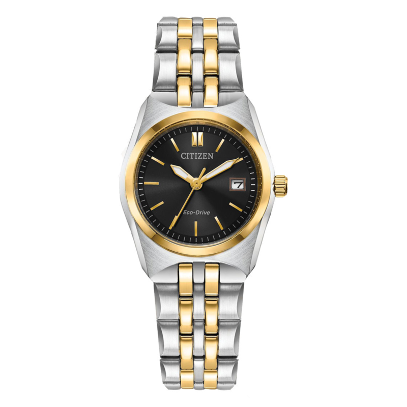 Citizen Analog Watch for Women with Stainless Steel Band, Water Resistant, EW22GG-50E, Silver/gold-Black
Citizen Analog Watch for Women with Stainless Steel Band, Water Resistant, EW22GG-50E, Silver/gold-Black