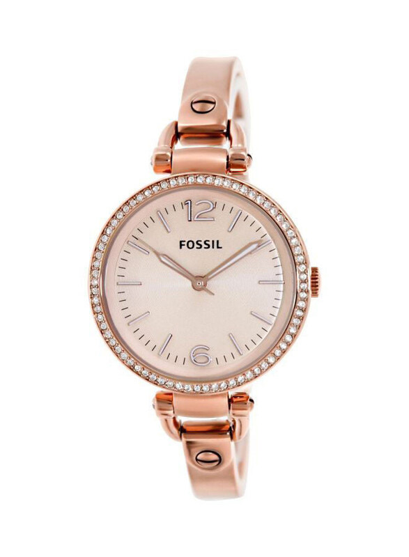 Fossil Analog Wrist Watch for Women with Stainless Steel Band, Water Resistant, ES3226-AT, Rose Gold
Fossil Analog Wrist Watch for Women with Stainless Steel Band, Water Resistant, ES3226-AT, Rose Gold