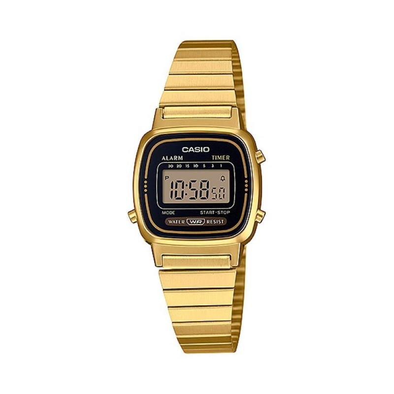 Casio Vintage Series Digital Watch for Women with Stainless Steel Band, Water Resistant, LA670WGA-1SDF, Gold-Black
Casio Vintage Series Digital Watch for Women with Stainless Steel Band, Water Resistant, LA670WGA-1SDF, Gold-Black